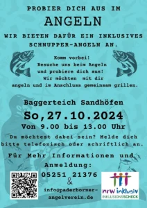 Inklusives Angeln Paderborner Angelverein.